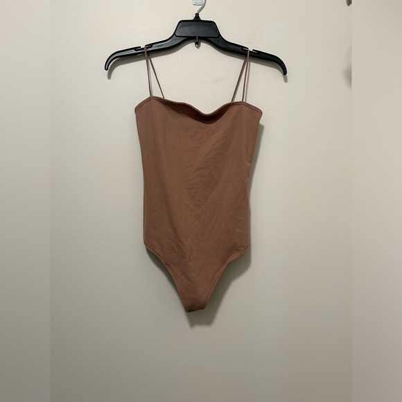 abercrombie and fitch small tan body suit! - Picture 1 of 3